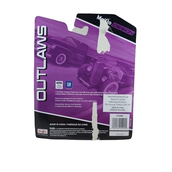 1957 Chevrolet Bel Air (Maisto) Outlaws Edition 1/64 Scale Diecast Car VHTF NEW - Picture 2 of 2